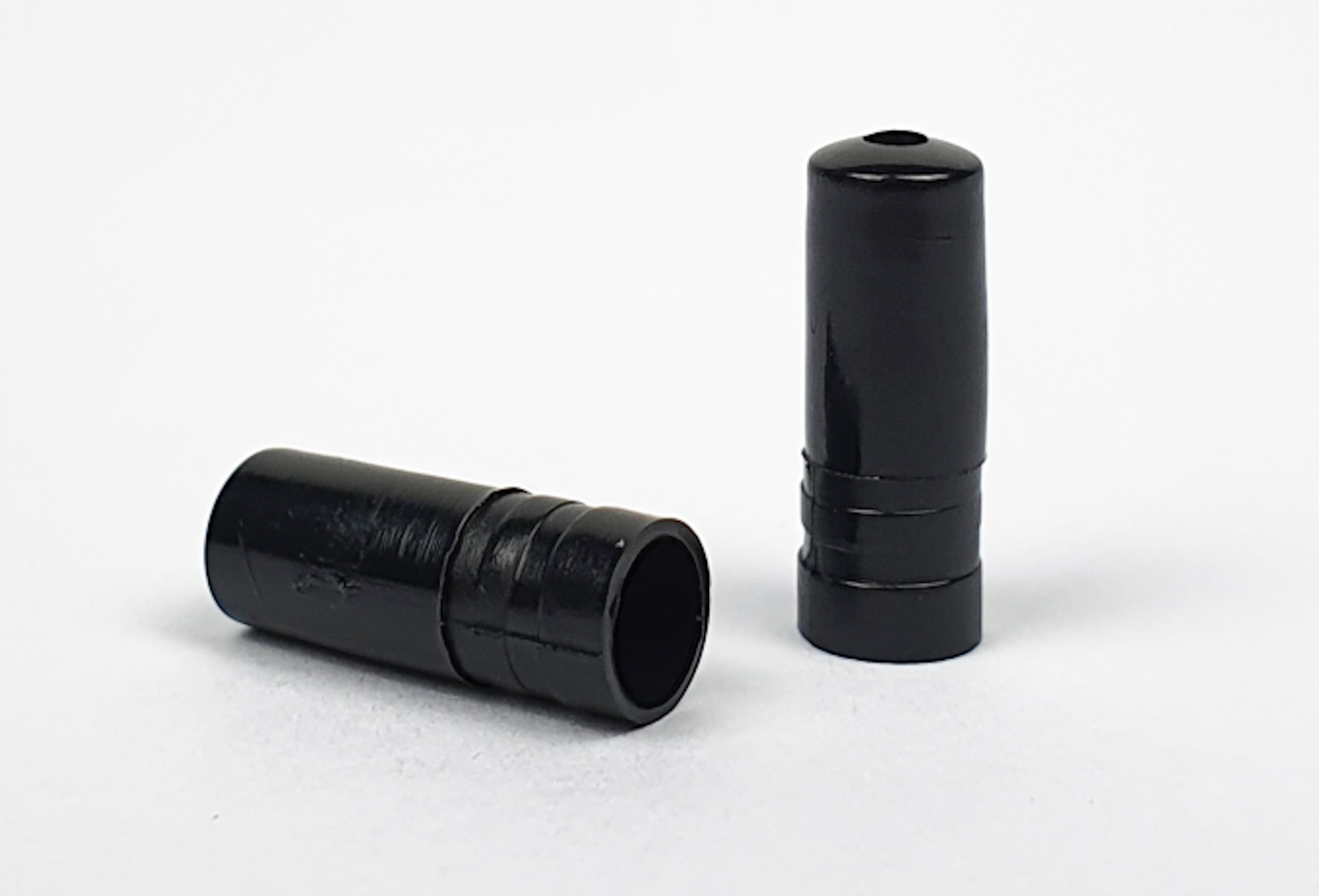 CNC Aussenhüllenendkappen für Schalt- und Bremshülle 5mm Kunststoff schwarz